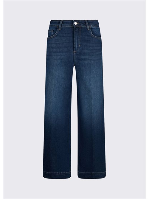 Jeans flare con strass LIU JO | UA6078D0305/78966